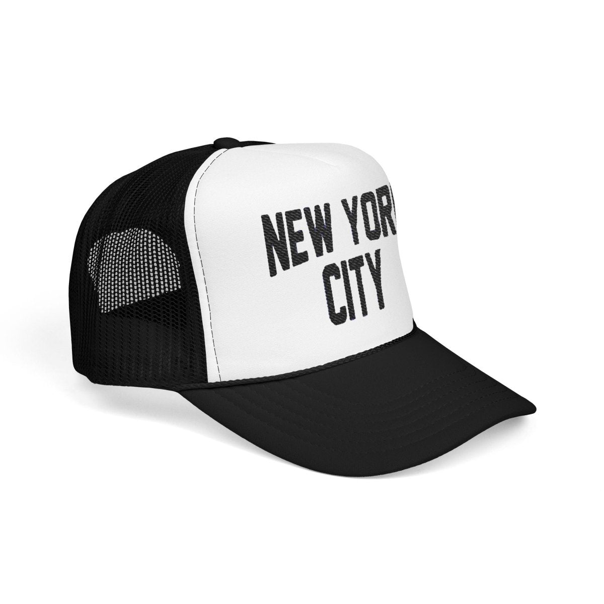 New York City Embroidered Trucker Cap (Unisex) Coloured - Chinchilla Choons